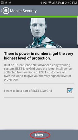 ESET install live grid