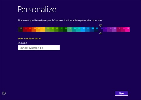 Personalize Screen