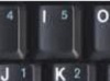 Letter I Key on Keyboard