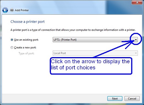 Use Existing Port