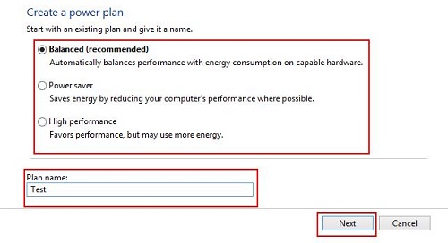 Types of Power Plans