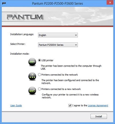 pantum p2502w install software