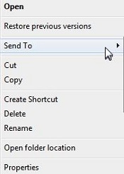 Windows Right-Click Menu Options