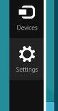 Windows 8.1 Charms Bar, Settings