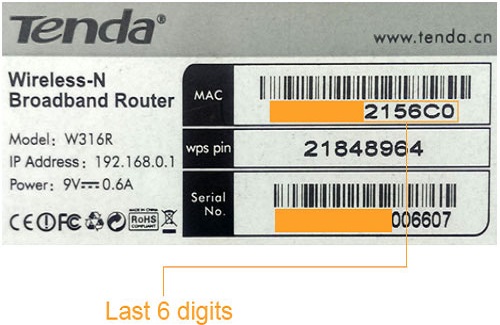 Router Label Information