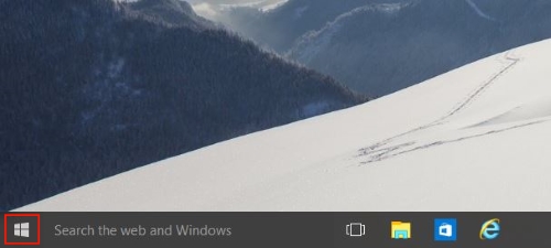 Windows 10 Start Button