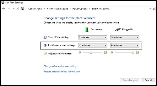 Windows 10 Power Plans
