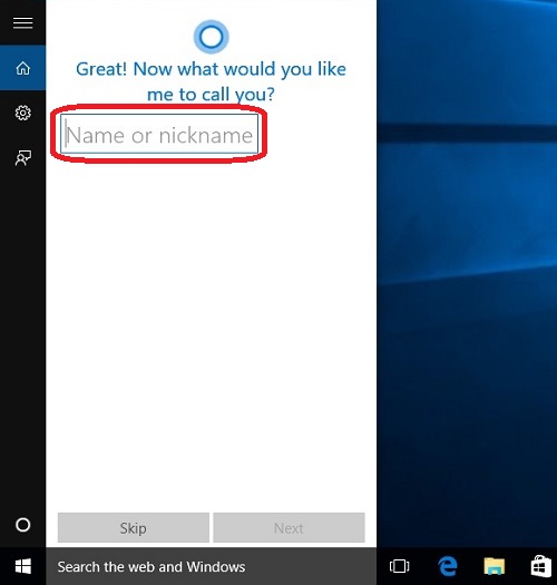 Cortana how to address you
