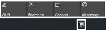 Windows 10 System Tray, Notifications