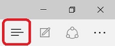 Microsoft Edge Hub Icon