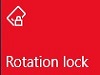Windows 10 Rotation Lock enabled