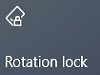 Windows 10 Rotation Lock disabled