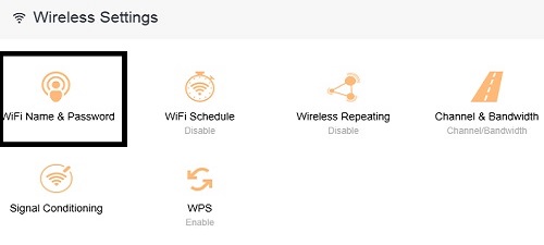 Tenda Wireless Settings, WiFi Name and Password