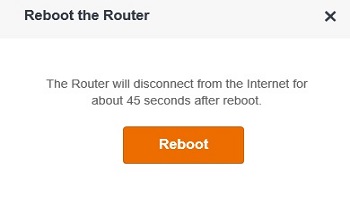 Tenda Router Reboot