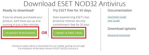 eset license key free trial