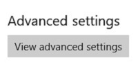 Microsoft Edge advanced settings