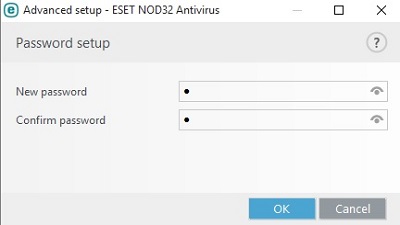 ESET Enter Password