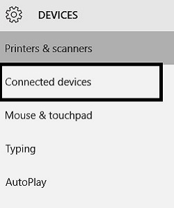 Windows 10 Devices, Connected Devices