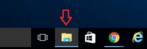 Windows Taskbar, File Explorer icon