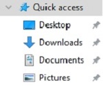 Windows 10 Quick access menu