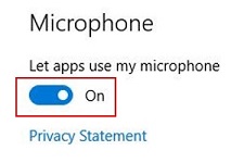 Windows 10 Microphone Settings
