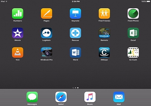 Apple iOS 9 Home Screen