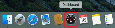 Mac OS Dock, Dashboard