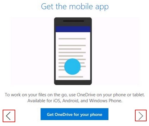 OneDrive is setup