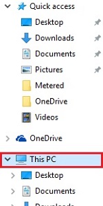 File Explorer, This PC