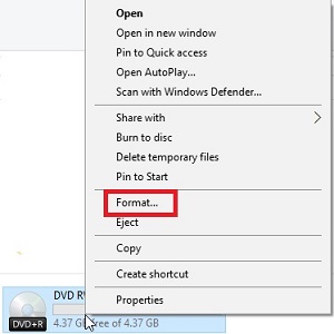 format a cd for windows 7 from a mac