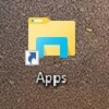 Apps shortcut folder