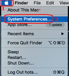 Apple Logo, System Preferences