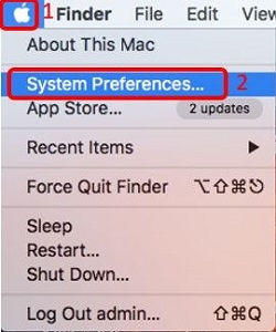 Apple Menu, System Preferences