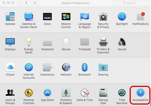 System Preferences, Accessibility