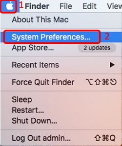Mac OS X El Capitan Home screen, Apple, System Preferences