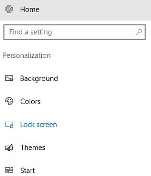 Windows 10 Lock Screen, Scroll Down
