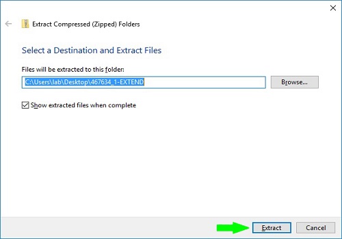 Extract Compressed Files