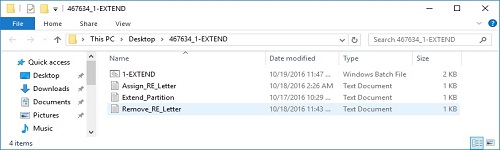 Open 467634_1-EXTEND Folder, Click 1-EXTEND