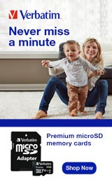 Premium microSD Memory Cards by Verbatim