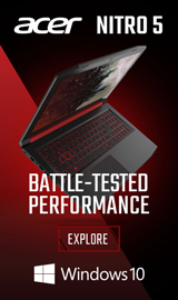 Battle Tested Performance. Acer Nitro 5!