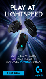 Lightspeed Wireless Gaming Mice with Advanced HERO Sensor! Logitech.