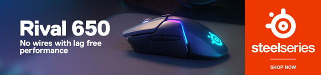 SteelSeries Rival 650 Wireless RGB Gaming Mouse