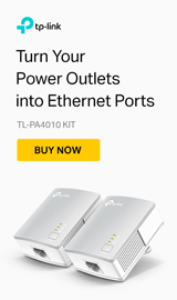 Make your wall part of the solution. TP-Link Powerline.