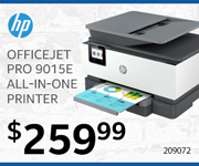 HP OfficeJet Pro 901SE All-in-One Printer - $259.99; SKU 209072