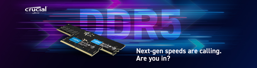 Crucial Memory. Next gen speeds are calling - are you in?