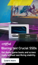 Crucial Memory. Accelerate your system with Crucial SSDs.