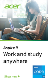 Acer Aspire. Work and study anywhere
