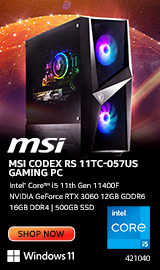 MSI Codex RS 11TC-057US Gaming PC