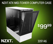 NZXT ATX Mid Tower Computer Case; $99.99; Sku 309146