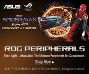 ASUS ROG Peripherals - Fast. Agile. Unbeatable. The Ultimate Peripherals for Superheroes; Shop Now